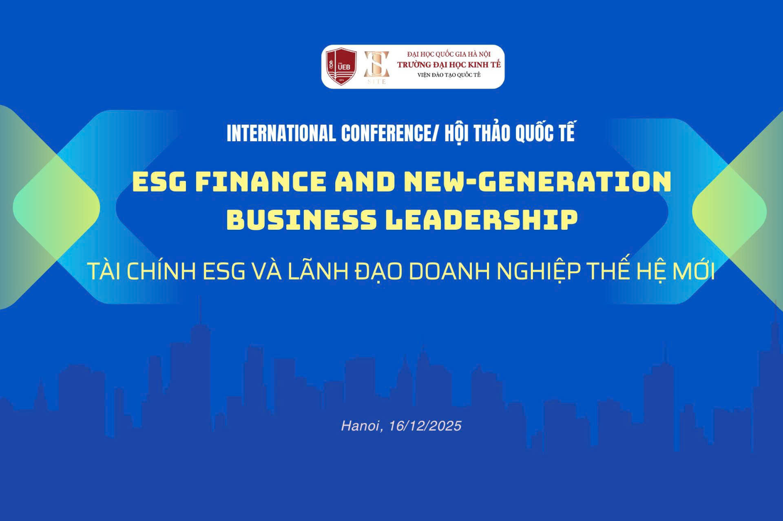 Hội thảo Quốc tế “ESG Finance and New-Generation Business Leadership”